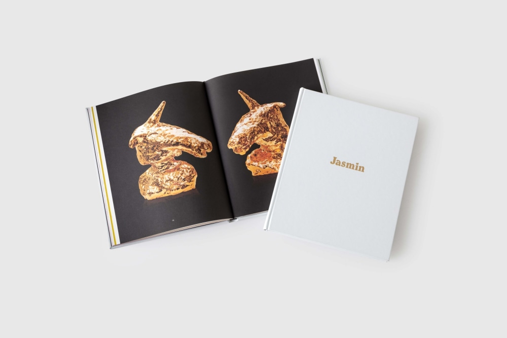 Jasmin Anoschkin - Golden Menstruation

&amp;nbsp;

Exhibition Catalogue
Hardcover (embossed)
120 pages
12 x 10&amp;quot;
2019

&amp;nbsp;

Written and Edited by Veikko Halmetoja
Preface by Juliet Burrows
Text in English and Finnish&amp;nbsp;
Published by Jasmin Anoschkin
ISBN:&amp;nbsp;9789529423309