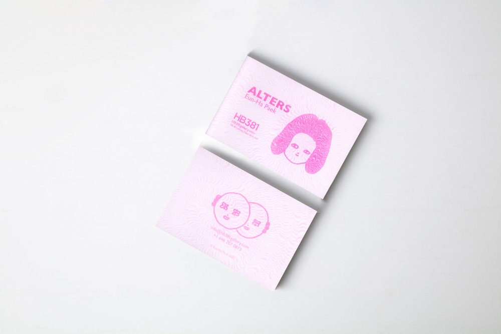Eun-Ha Paek: Alters

&amp;nbsp;

Risograph Flipbook&amp;nbsp;
Softcover (matte finish)
72 pages
3 x 4.5&amp;quot;
May 2025

&amp;nbsp;

Ilustrated by Eun-Ha Paek
Printed by Rathaus Press, NY