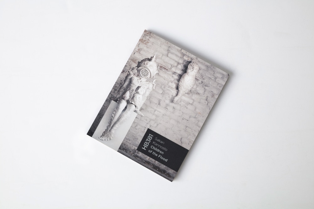 Sakari Kannosto: Children of the Flood

&amp;nbsp;

Exhibition Catalogue
Softcover (embossed, matte finish)
56 pages
10 x 8&amp;quot;
September 2022

&amp;nbsp;

Essay by Henna Paunu
Photography by Chikako Harada
Essay Translation by Tomi Snellman
Catalogue Design by LevievanderMeer, Amsterdam
Printing by robstolk&amp;reg;, Amsterdam&amp;nbsp;