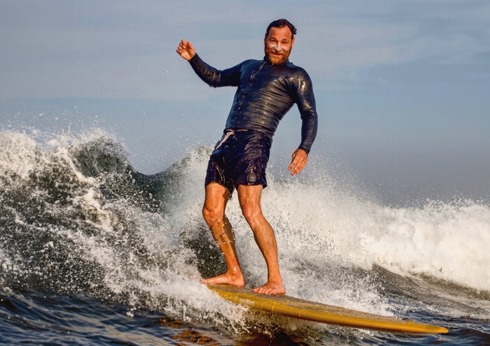 Andrew Blauschild photographed in Montauk