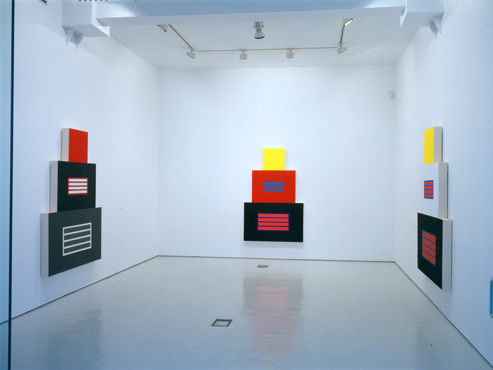 Peter Halley. Exhibition 2005. Installation view