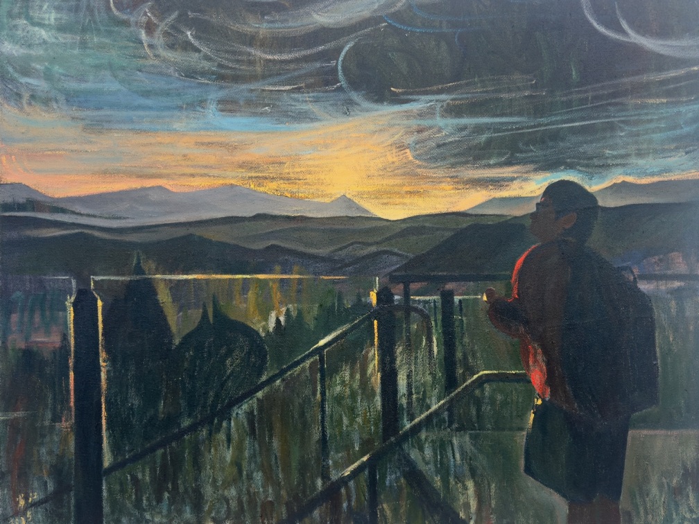 Xiao Jiang. Looking out