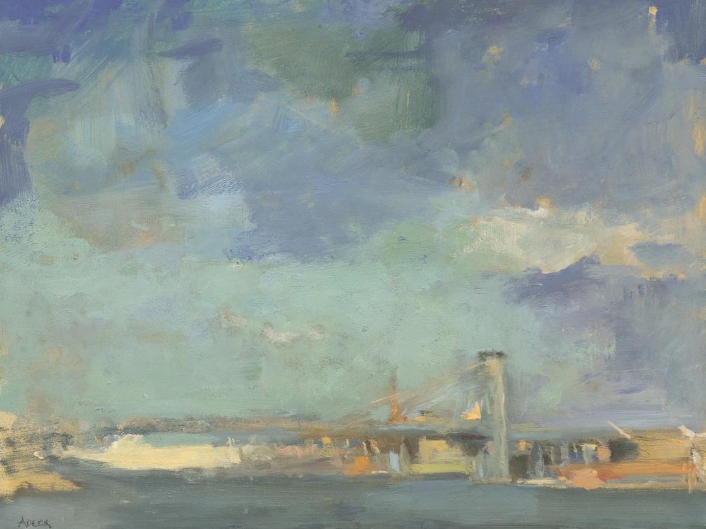 Laura Adler Beach with Band of Clouds