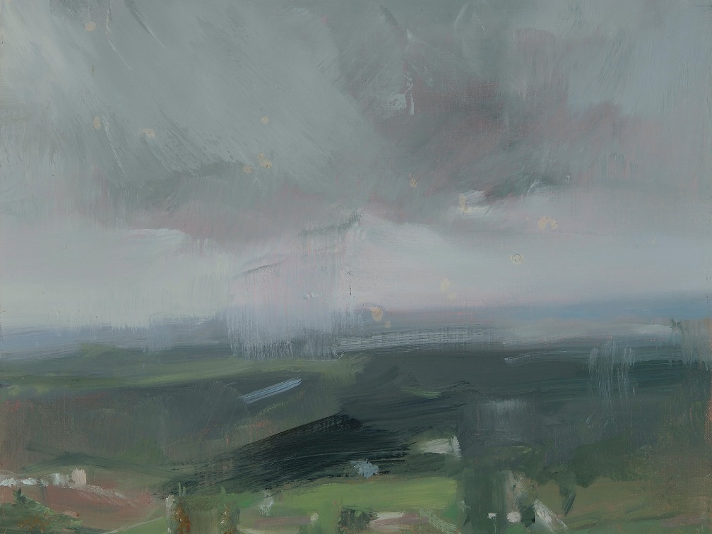 Laura Adler Beach with Band of Clouds