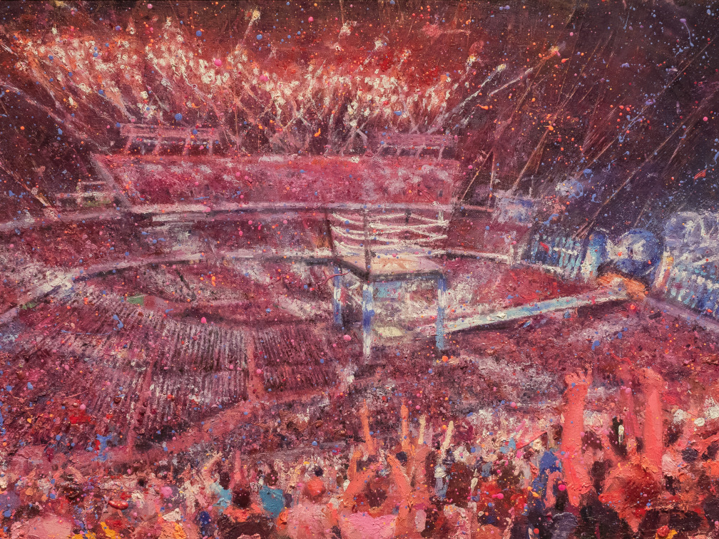 Tom Birkner, Politician, 2023, oil on canvas, 30 x 40 in.