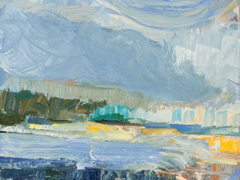 John Santoro Pleasure Island, 2023 oil on canvas 16 x 20 in.