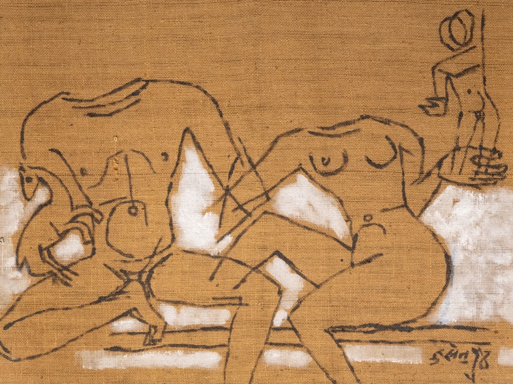 Maqbool Fida Husain &amp; Chester and Davida Herwitz