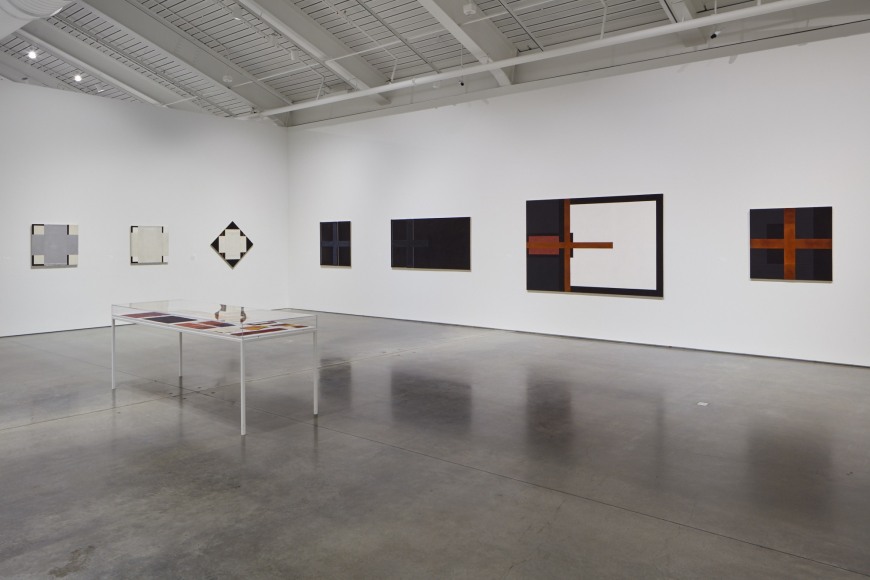 Harvey Quaytman: Against the Static, 2018-2019, BAMPFA, Berkeley, CA, Photo by Johnna Arnold