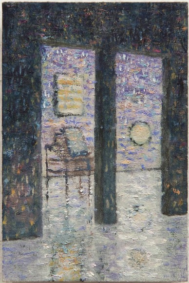 Second Hallway, 2011 Oil on aluminum panel