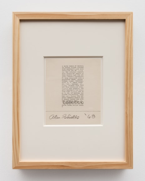 type written text artwork