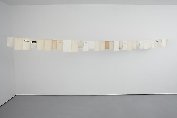 Timeline I, 201031 book pages and copper wireLength: 19'10"