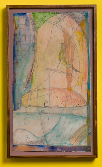 Klaus, 2017 Etching watercolor and pigment on paper 