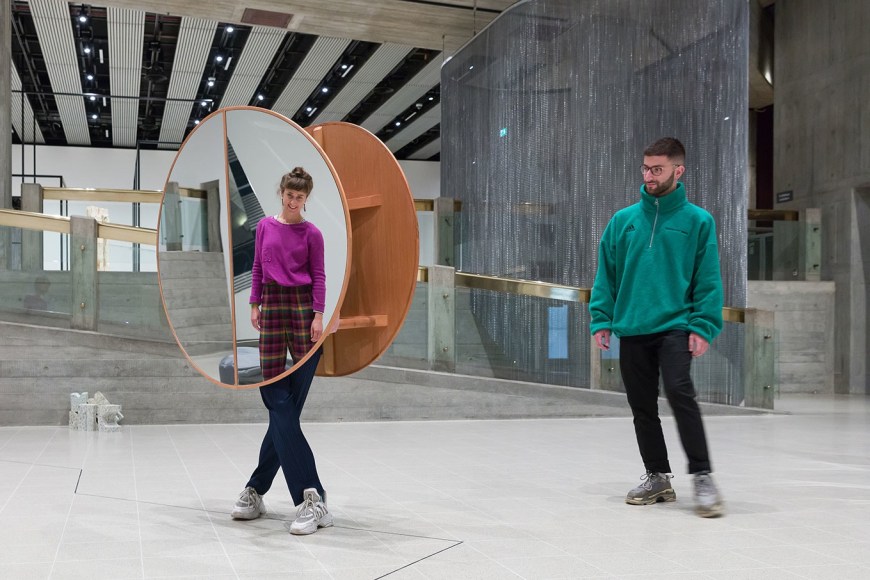 Josiah McElheny Interactive Abstract Bodies (Ellipse, Split Circle, Split Ellipse, Split Square),&nbsp;2012