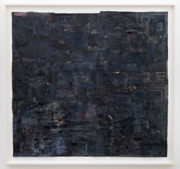 SIMON EVANS  Untitled (Black Picture), 2014 
