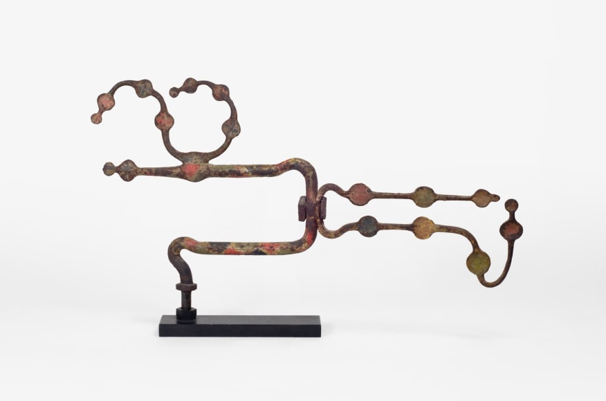 , UNKNOWN (AMERICAN)&nbsp;Weathervane (upper New York state),&nbsp;ca. early 1800&#039;s&nbsp;Painted iron