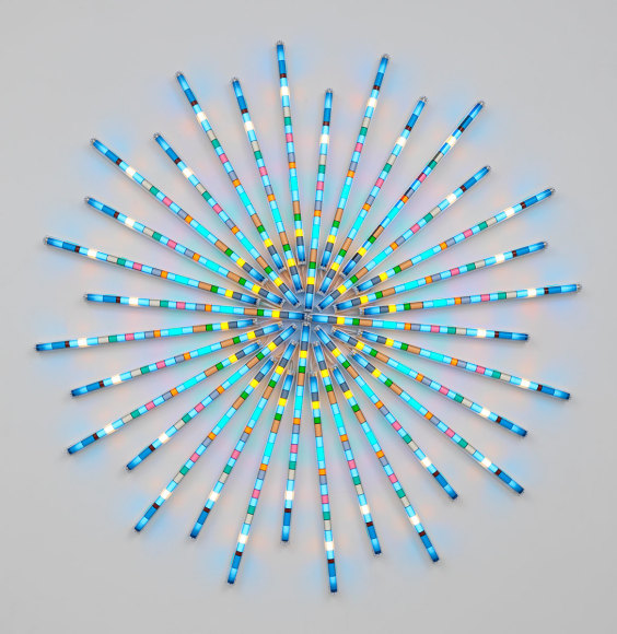 Sculpture made from lights