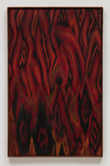 , LEE MULLICAN, Meditation on a Landscape, 1963 , Oil on canvas, 36 x 24 in.&nbsp;