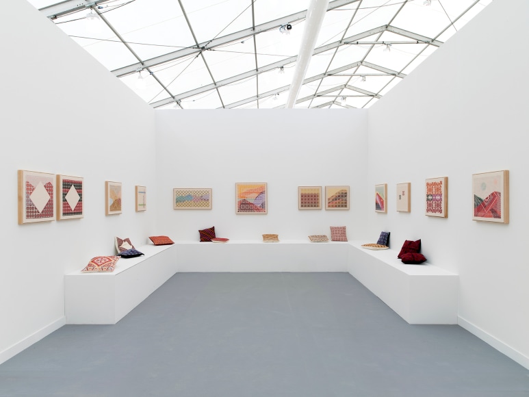Jordan Nassar, Installation View, Frame at Frieze New York 2018, Presented by Anat Ebgi Gallery, Los Angeles 