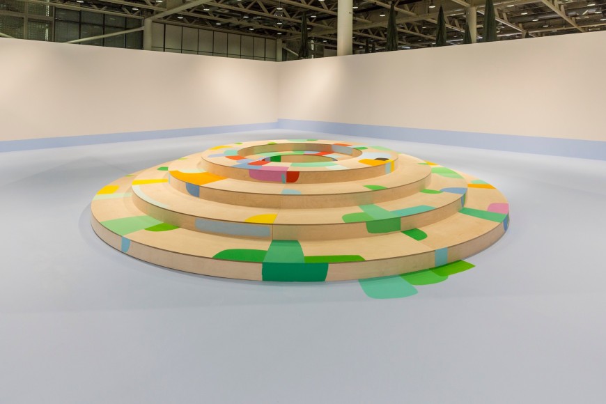 Installation view: Landscape with Circles, Art Basel Unlimited, Basel, Switzerland, 2015