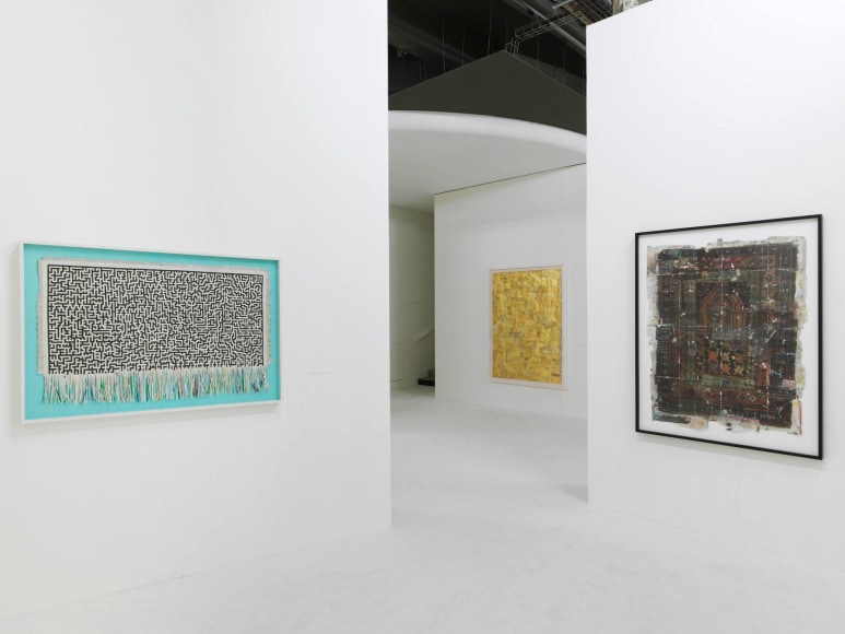 Installation view,  Simon Evans™, Not Not Knocking On Heaven’s Door, Palais de Tokyo, Paris, France, February 18-May 15, 2016,  