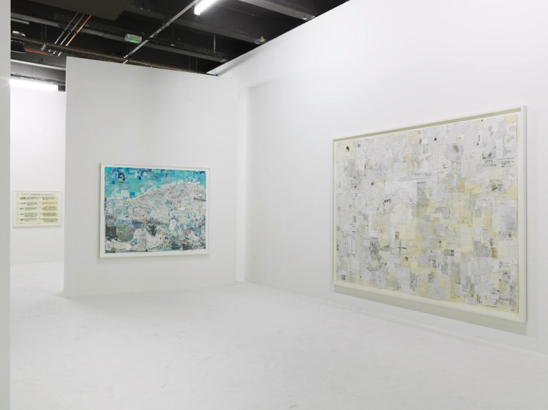 Installation view, Simon Evans™, Not Not Knocking On Heaven’s Door, Palais de Tokyo, Paris, France, February 18-May 15, 2016,  