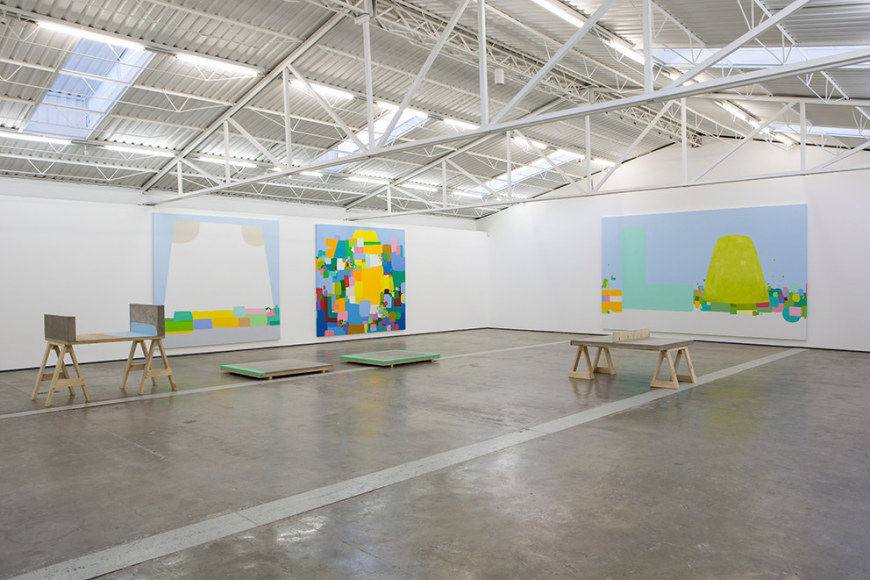 Installation view, Letras y Volúmenes, Proyectos Monclova, Mexico City, 2014