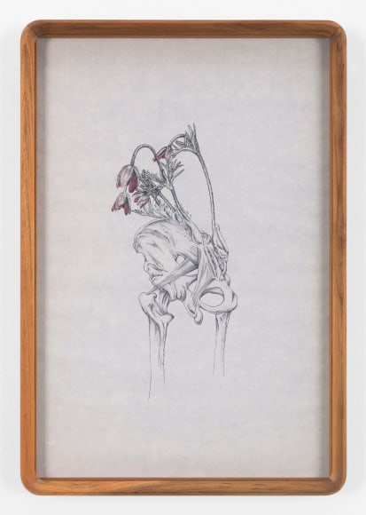 , TABAIMO (束芋), flow-wer 26, 2015 , ink, beeswax crayon, color pencil and pencil on Japanese, 20 3/8 x 13 5/8 in.