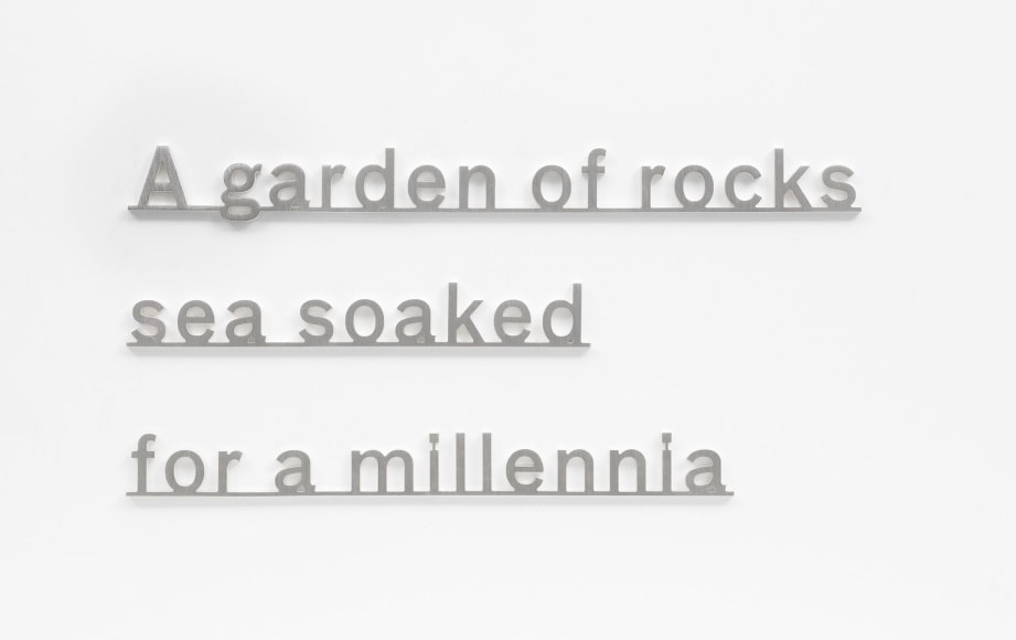 KATIE PATERSON Ideas (A garden of rocks sea soaked for a millennia)