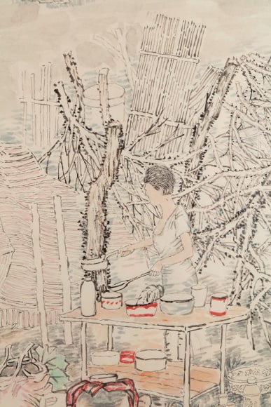 YUN-FEI JI, Lot Number 295, 2018 (detail)