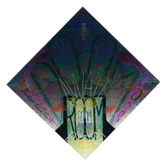 , PHILIP HANSON, What Fortitude the Soul Contains (Dickinson), 2015, Acrylic on canvas, 84 3/4 x 84 3/4 in. (215.3 x 215.3 cm)