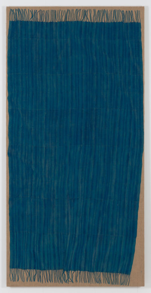 HELENE APPEL  Blue Woollen Blanket (2), 2013