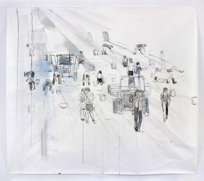 Thomas Eggerer, Drawing for Yellow Harvest #4