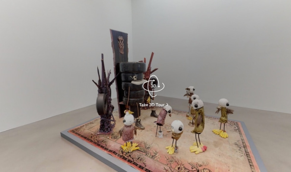 Walkthrough of Jon Pylypchuk&#039;s&nbsp;Waiting for the Next Nirvana, Petzel Gallery, January 9 - February 29, 2020