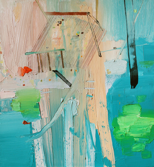 SCOTT EVERINGHAM | FOUR METRE PINE FORT | HUILE SUR TOILE | 29 X 26 POUCES | 2016 