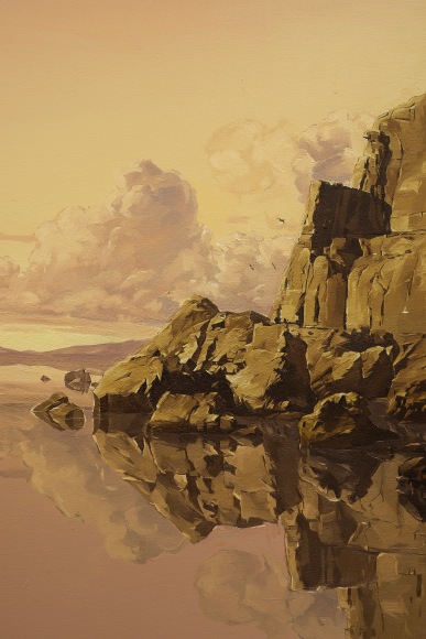 ANDREW MORROW | I LOVE YOU, I'M SORRY, ETC. (DETAIL) | HUILE SUR TOILE | 108 X 72 POUCES | 2015 