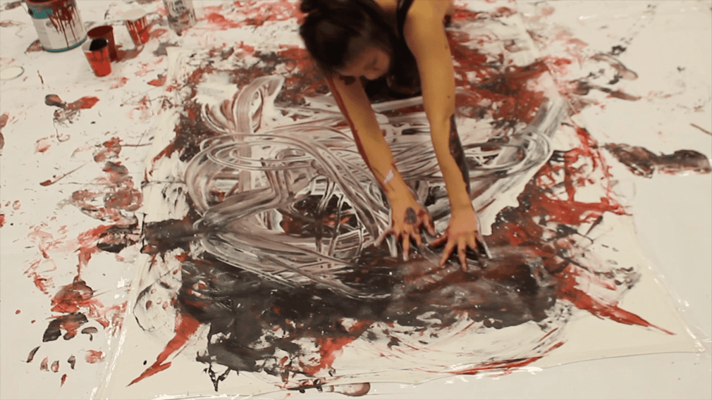 MY-VAN DAM | PAINTNG WITH MY BODY | VIDEO PERFORMANCE | 19:05 MINUTES | EDITION OF 5 | 2016