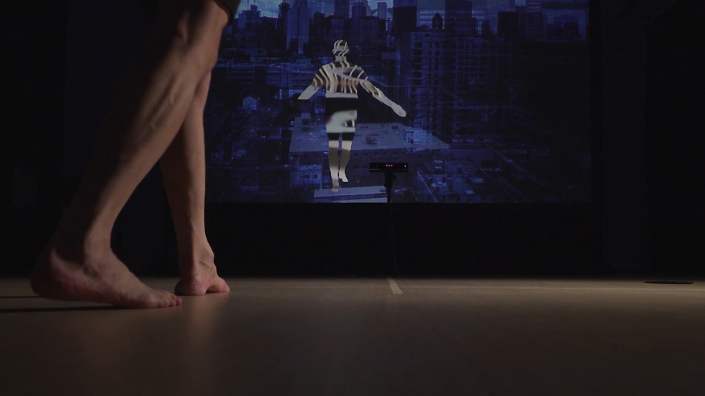 CHERYL PAGUREK | INTERACT | PERFORMANCE INTERACTIVE AVEC VIDÉO ET DANSE