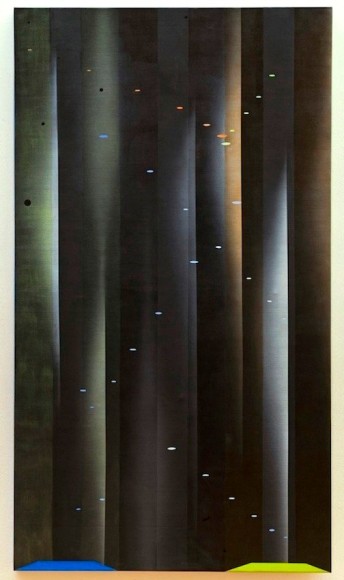 JANET JONES | DADA DLOW #3 | HUILE ET ACRYLIQUE SUR TOILE | 54 X 96 POUCES | 2006