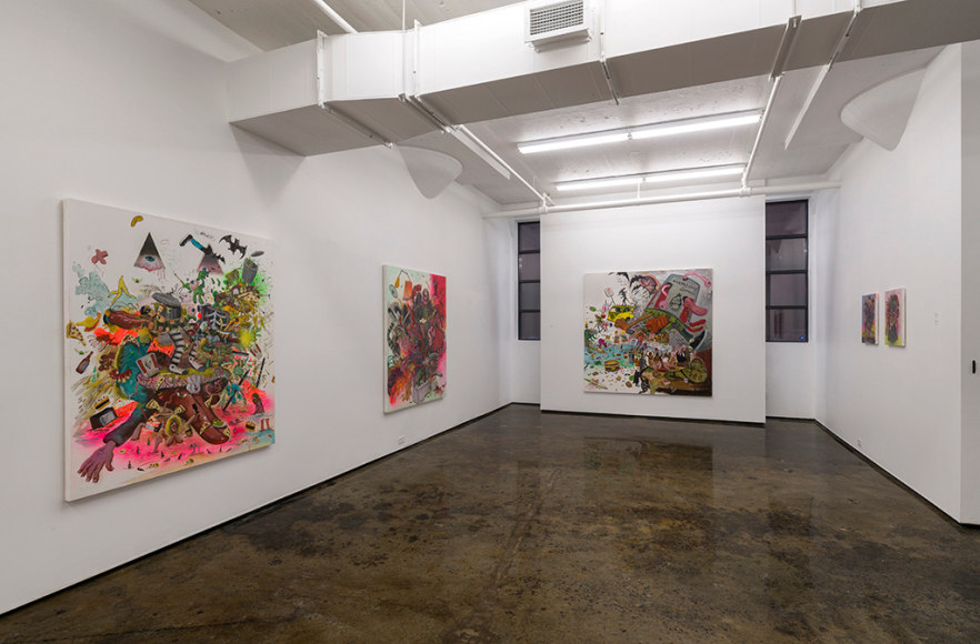 JOE BECKER | BLACK KNIGHTS OF COCKAIGNE | VUE D'EXPOSITION | GALERIE PATRICK MIKHAIL | MONTRÉAL | 2016