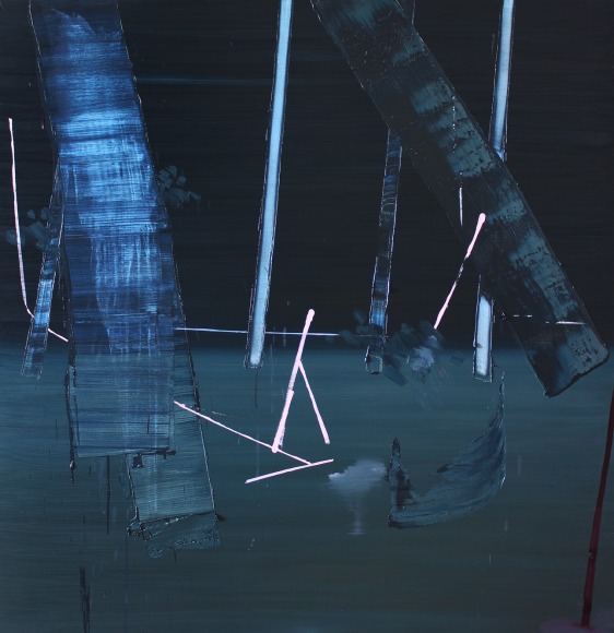 SCOTT EVERINGHAM | DECADES | HUILE SUR TOILE | 70 X 66 POUCES | 2015