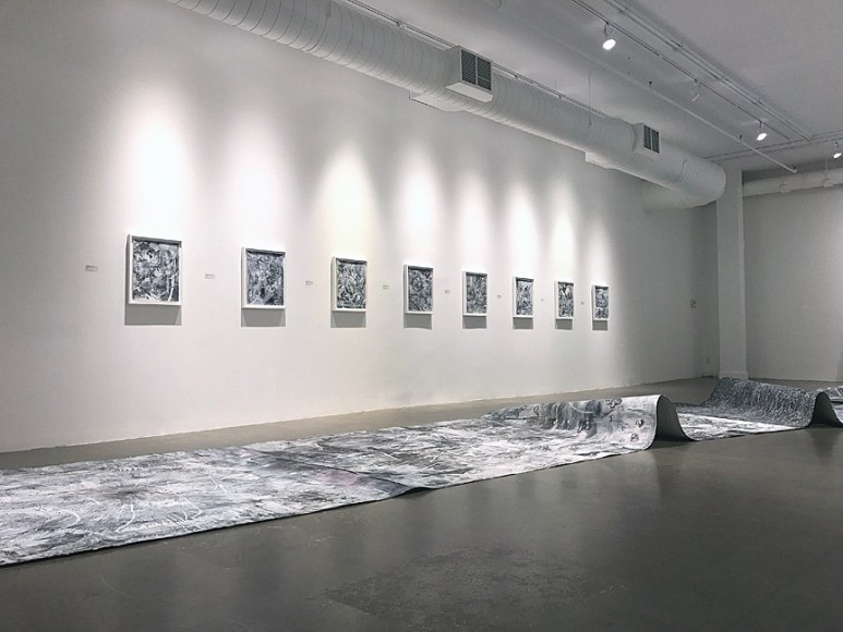 AMY SCHISSEL | HYPER-ATLAS | INSTALLATION VIEW | PATRICK MIKHAIL GALLERY | MONTRÉAL | 2018