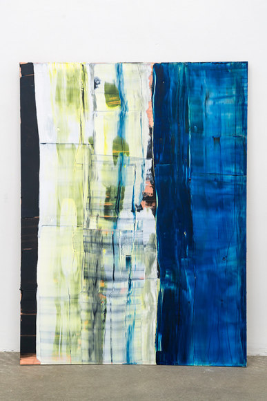 PAUL BUREAU | EPHEMERAL (COPPER #5) | OIL ON COPPER AND MDF | 48 X 36 INCHES | 2019
