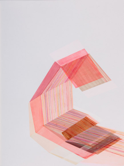 ANTONIETTA GRASSI | DELICATE BALANCE | ACRYLIC, INK ON PAPER | 23.6X 17.7 INCHES | 2021