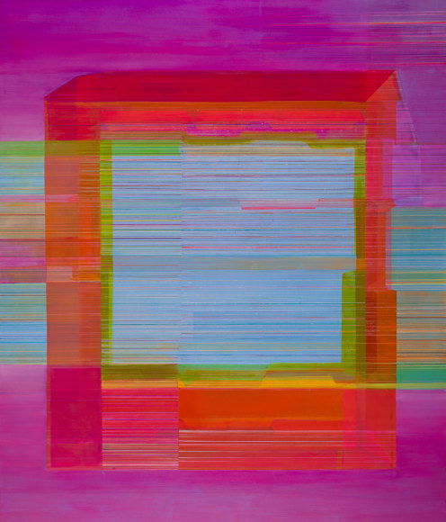 ANTONIETTA GRASSI |&nbsp;FLOW MATIC | OIL AND INK ON CANVAS&nbsp;| 70 X 60&nbsp;INCHES |&nbsp;2019, &nbsp;