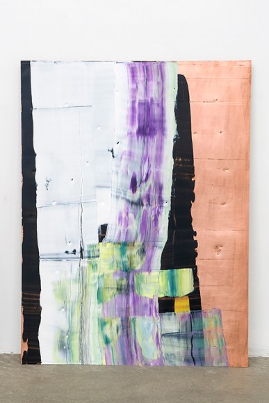 PAUL BUREAU | EPHEMERAL (COPPER #7) | OIL ON COPPER AND MDF | 48 X 36 INCHES | 2019