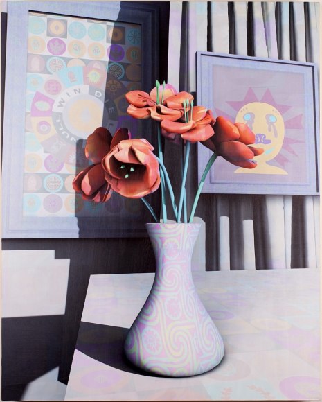 CLAUDIA HART | RUSSIAN ROULETTE SERIES, THIRD PRIZE.03 | ACRYLIC GOUACHE, PIGMENT IN RESIN, SANDED PAINTING OF THE SAME, ASH WOOD PANEL, PINE FRAME | 24 X 30 X 2.5 INCHES | 2024