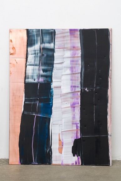 PAUL BUREAU | EPHEMERAL (COPPER #6) | OIL ON COPPER AND MDF | 48 X 36 INCHES | 2019