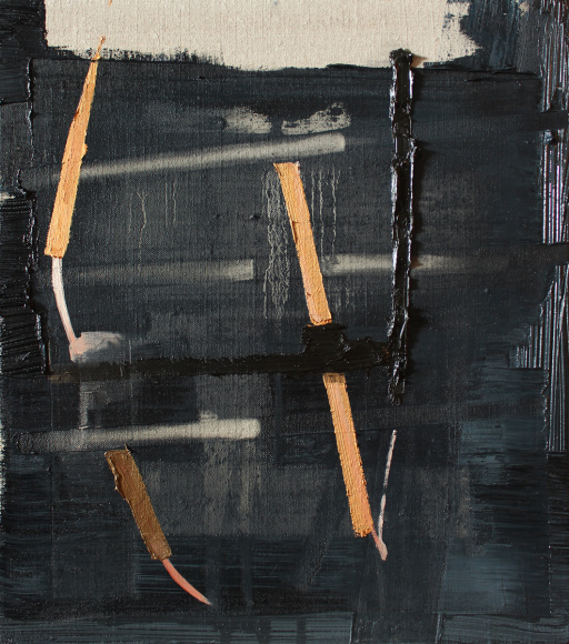 SCOTT EVERINGHAM | STIFF | HUILE SUR TOILE | 16 X 14&nbsp;POUCES | 2015