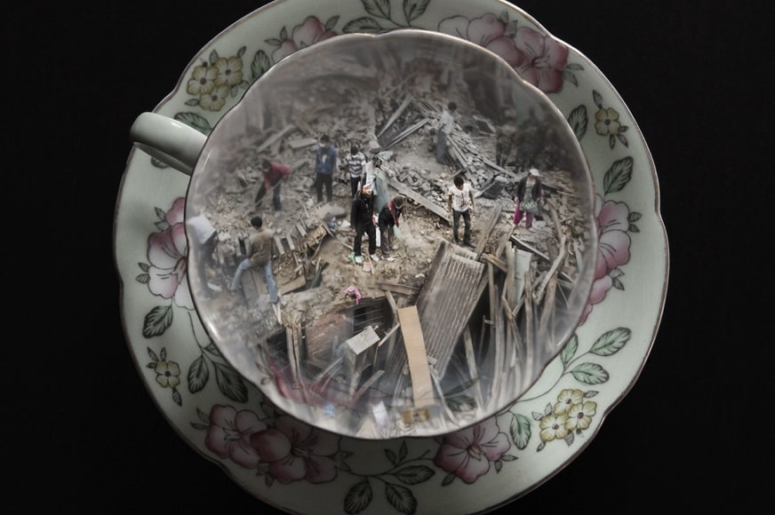 CHERYL PAGUREK | PASTEL TEA CUP / BHAKTAPUR | DIGITAL PRINT ON PHOTO PAPER | 17 X 25.5 INCHES | 2016