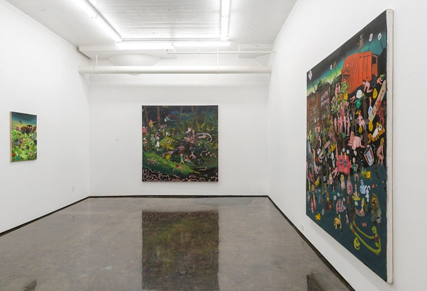 JOE BECKER | BLACK KNIGHTS OF COCKAIGNE | INSTALLATION VIEW | PATRICK MIKHAIL GALLERY | MONTRÉAL | 2016